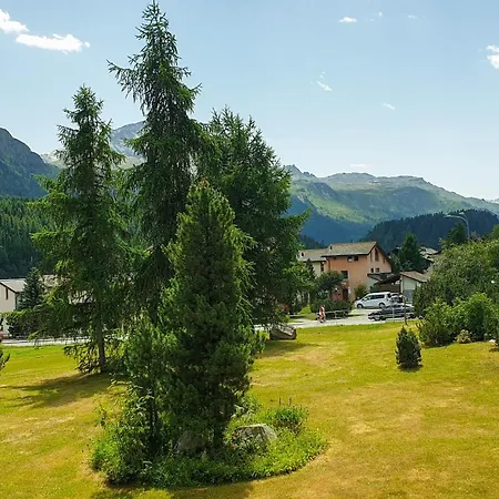 Modernes Alpenstudio Mit Bergblick, Pool Und Sauna Appartement Sankt Moritz